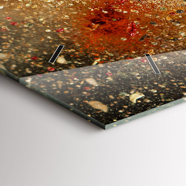 Reloj horizontal Abstracción de especias