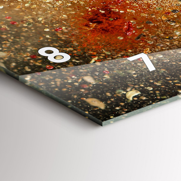 Reloj horizontal Abstracción de especias