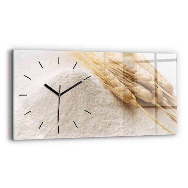 Reloj de cristal horizontal Harina