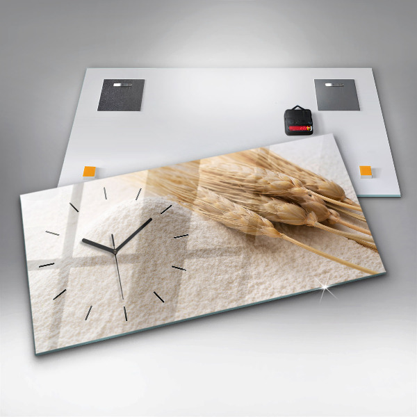 Reloj de cristal horizontal Harina
