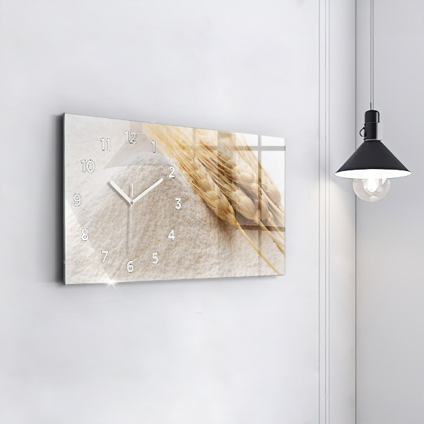 Reloj de cristal horizontal Harina