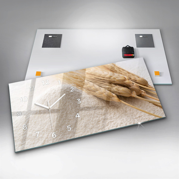 Reloj de cristal horizontal Harina