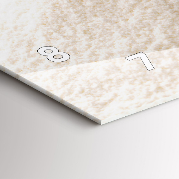 Reloj de cristal horizontal Harina