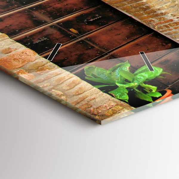 Reloj horizontal Calle pintoresca