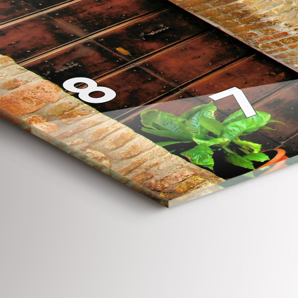 Reloj horizontal Calle pintoresca