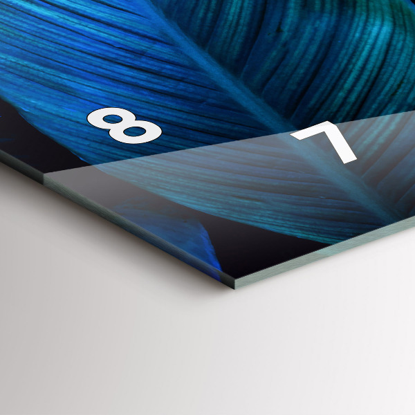 Reloj horizontal Naturaleza tropical