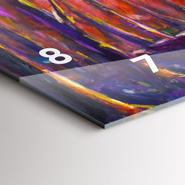 Reloj horizontal Pareja en el bosque