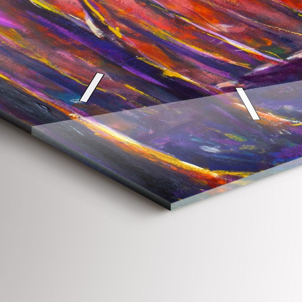 Reloj horizontal Pareja en el bosque