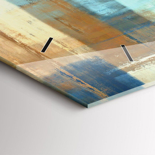 Reloj horizontal Fondo colorido - abstracto