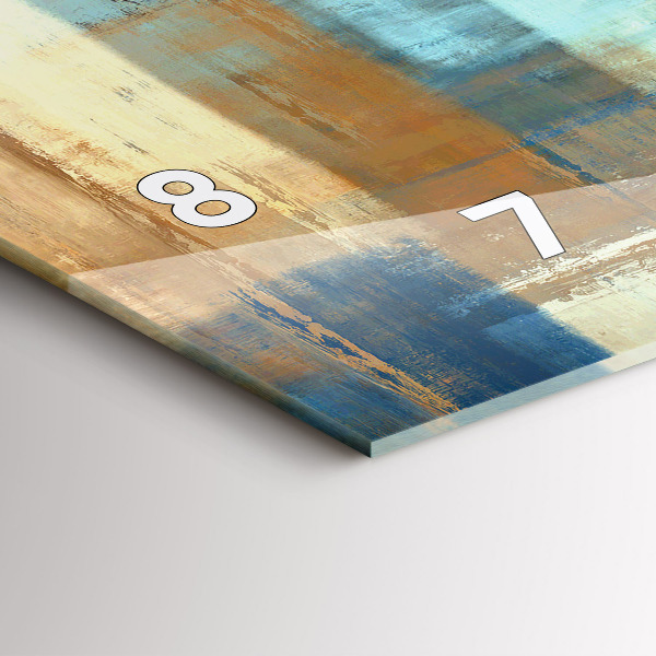 Reloj horizontal Fondo colorido - abstracto