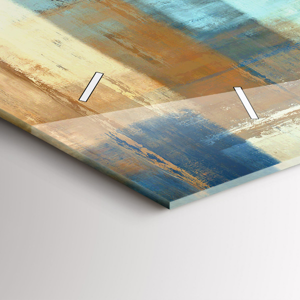 Reloj horizontal Fondo colorido - abstracto