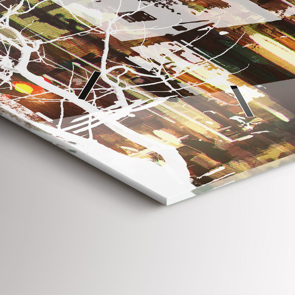 Reloj de cristal horizontal Nueva York