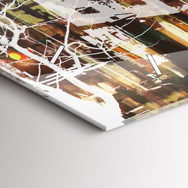 Reloj de cristal horizontal Nueva York