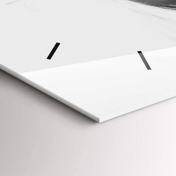 Reloj de cristal horizontal Sensibilidad humana del pensamiento