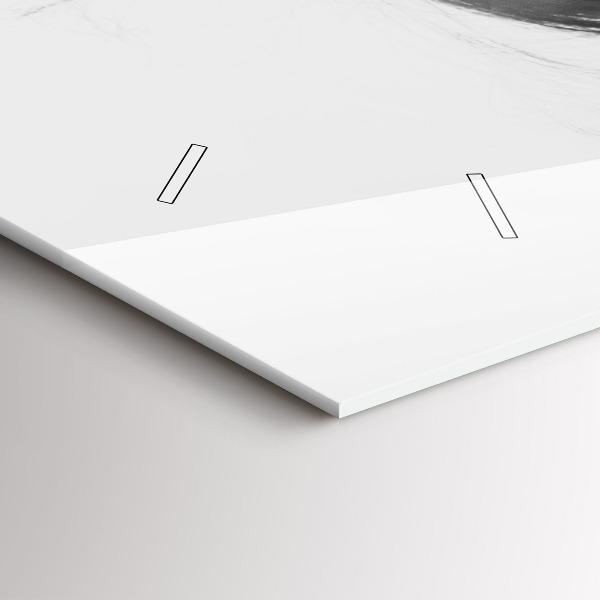 Reloj de cristal horizontal Sensibilidad humana del pensamiento