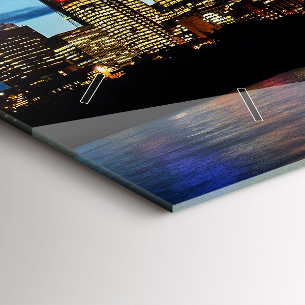 Reloj de cristal horizontal Sydney al atardecer