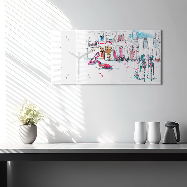 Reloj de cristal horizontal Elemento de feminidad