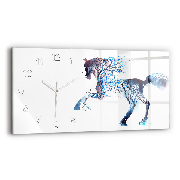 Reloj de cristal horizontal Naturaleza animal Altruismo