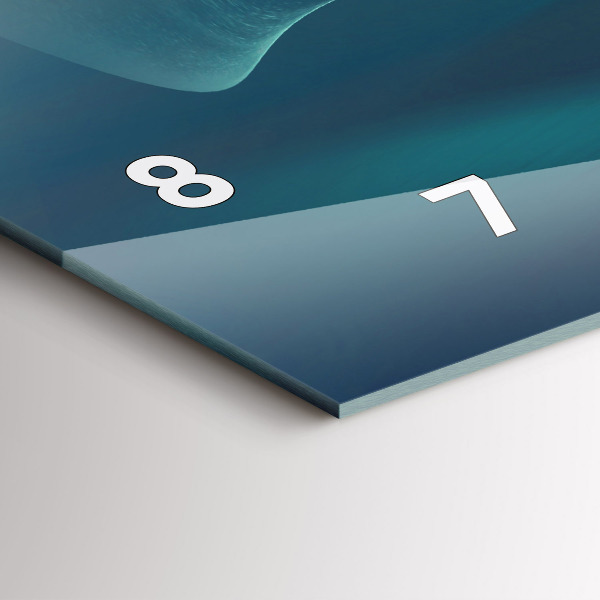 Reloj horizontal Imagen de un águila volando