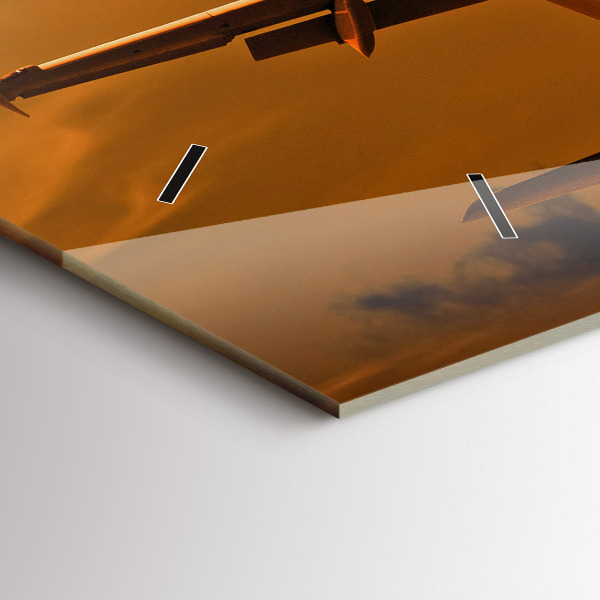 Reloj horizontal Viaje en avión