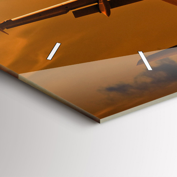 Reloj horizontal Viaje en avión