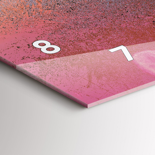 Reloj de cristal horizontal Ciberespacio