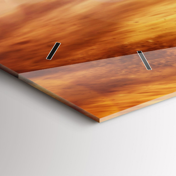 Reloj de cristal horizontal Enduro motocross