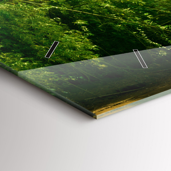 Reloj de cristal horizontal Naturaleza tranquila