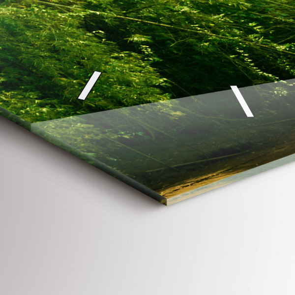 Reloj de cristal horizontal Naturaleza tranquila