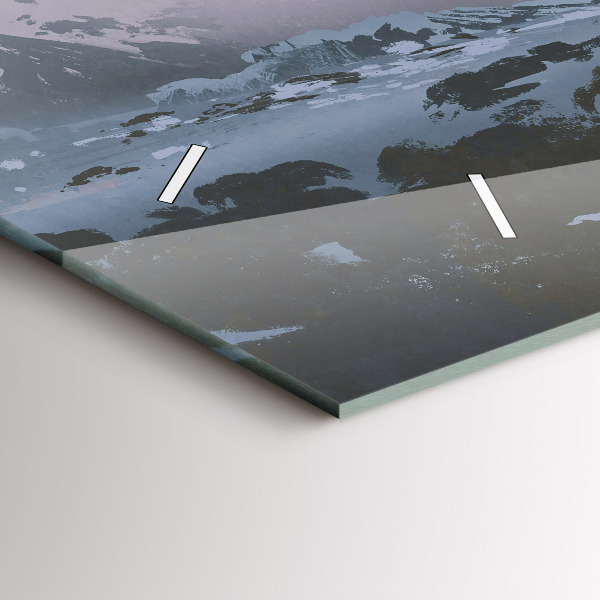 Reloj de cristal horizontal Astronautas Vía Láctea