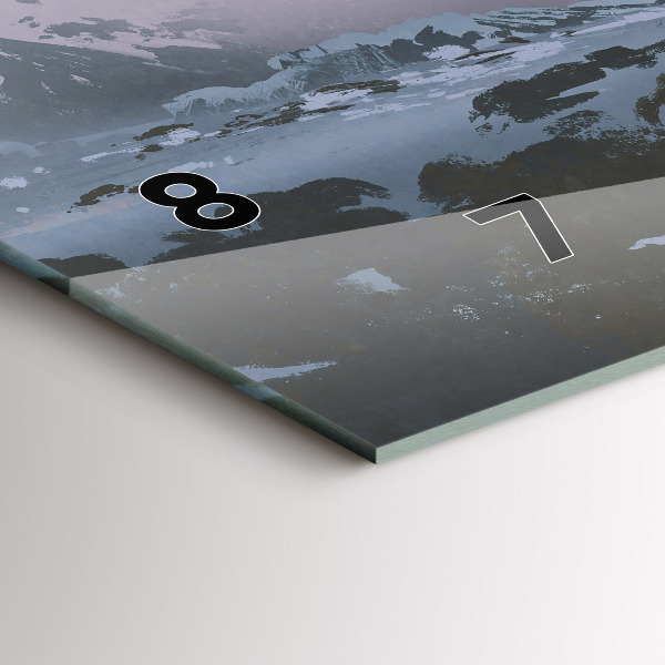 Reloj de cristal horizontal Astronautas Vía Láctea