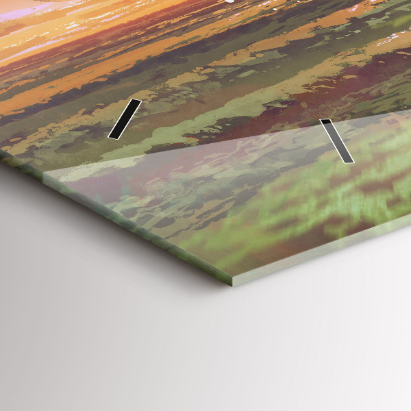 Reloj horizontal Concierto en la playa