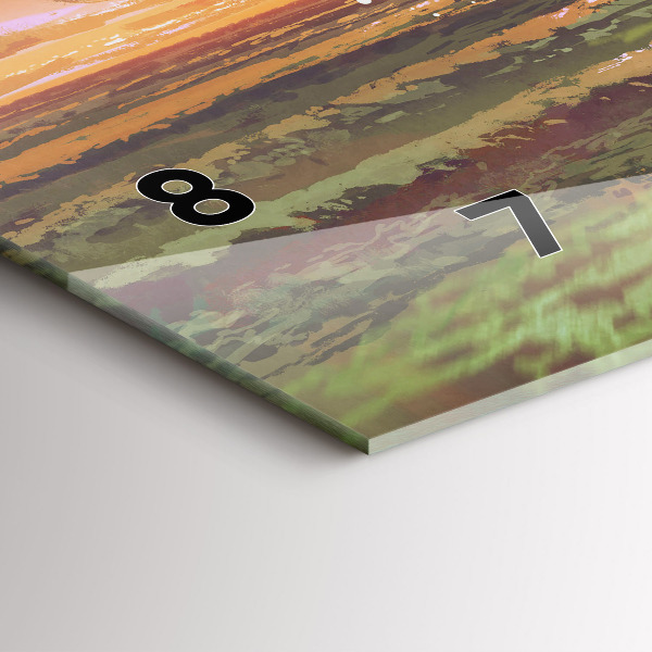 Reloj horizontal Concierto en la playa