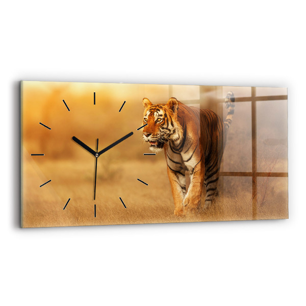 Reloj horizontal Tigre de caza