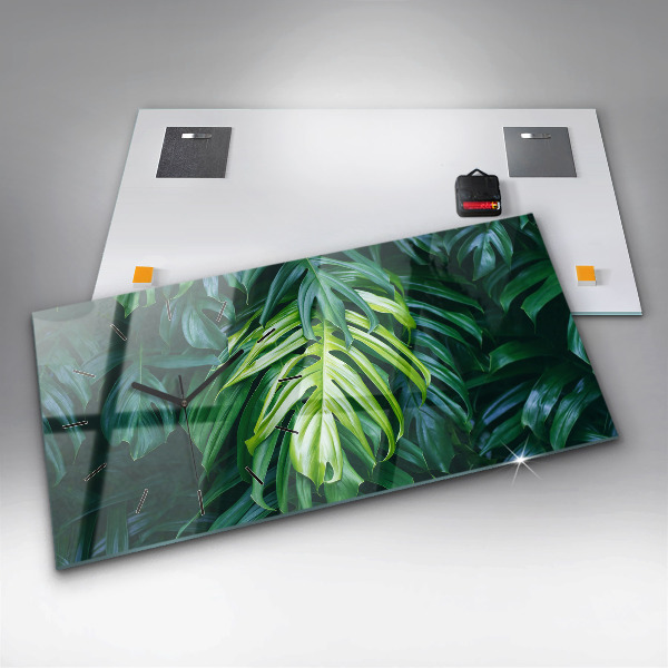 Reloj horizontal El lado tropical de la naturaleza