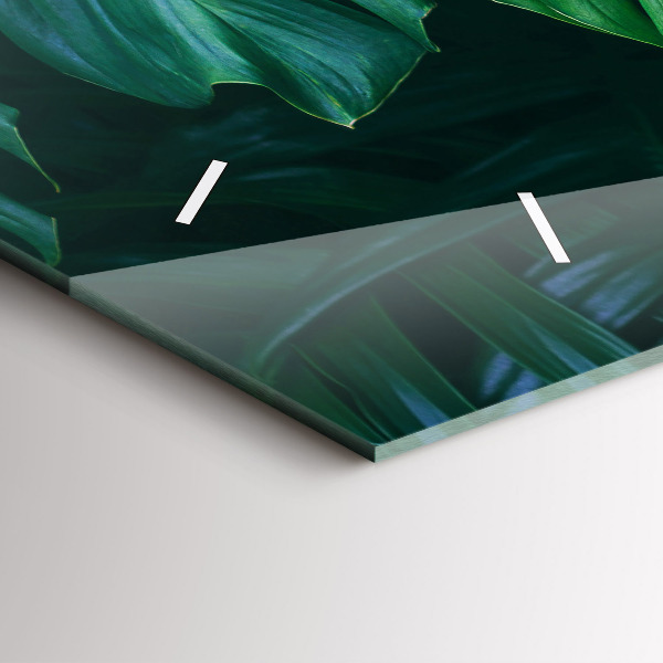 Reloj horizontal El lado tropical de la naturaleza