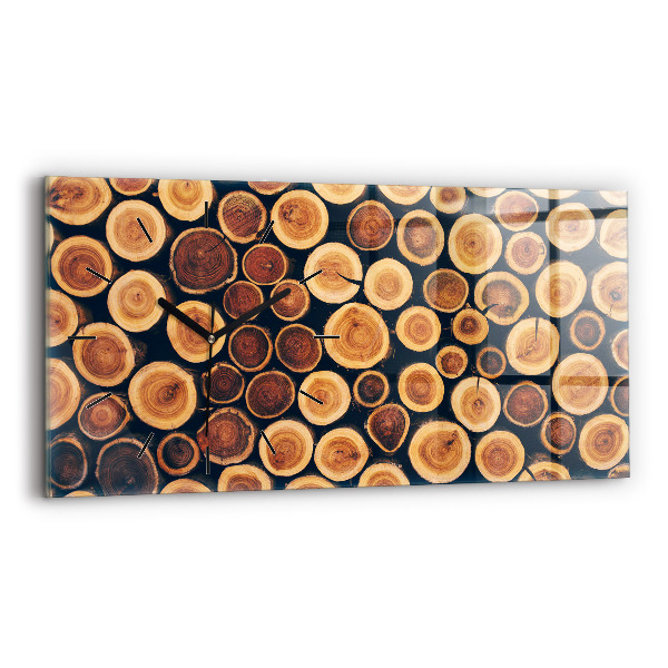 Reloj horizontal Madera