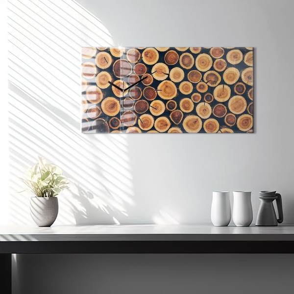 Reloj horizontal Madera