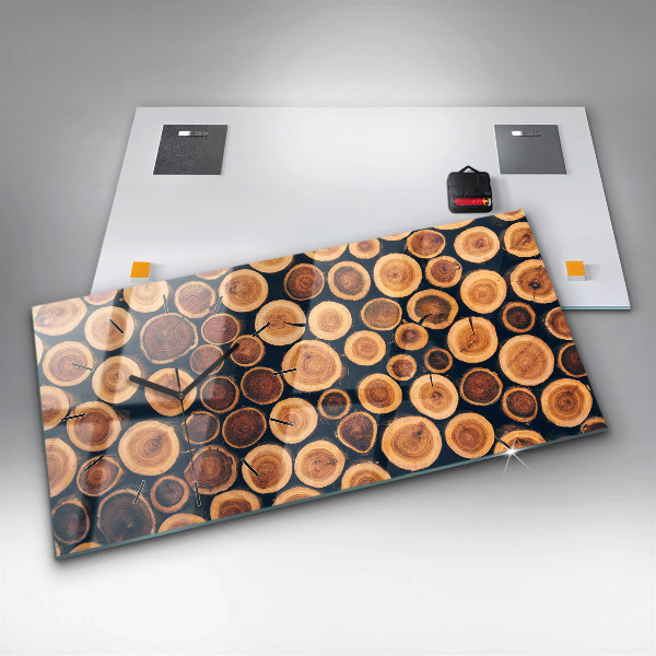 Reloj horizontal Madera