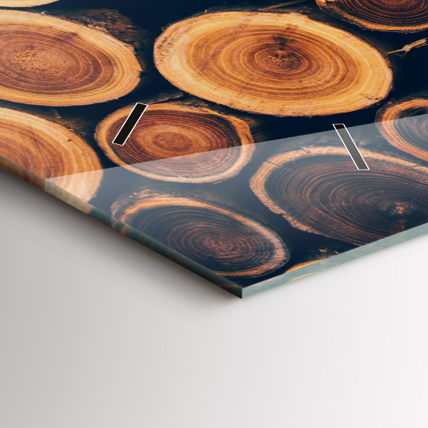 Reloj horizontal Madera