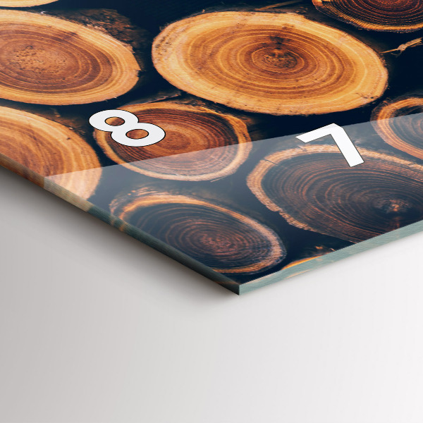 Reloj horizontal Madera