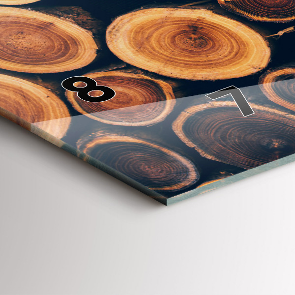 Reloj horizontal Madera