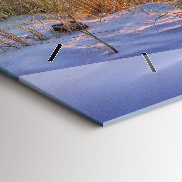 Reloj horizontal Atardecer en el mar polaco