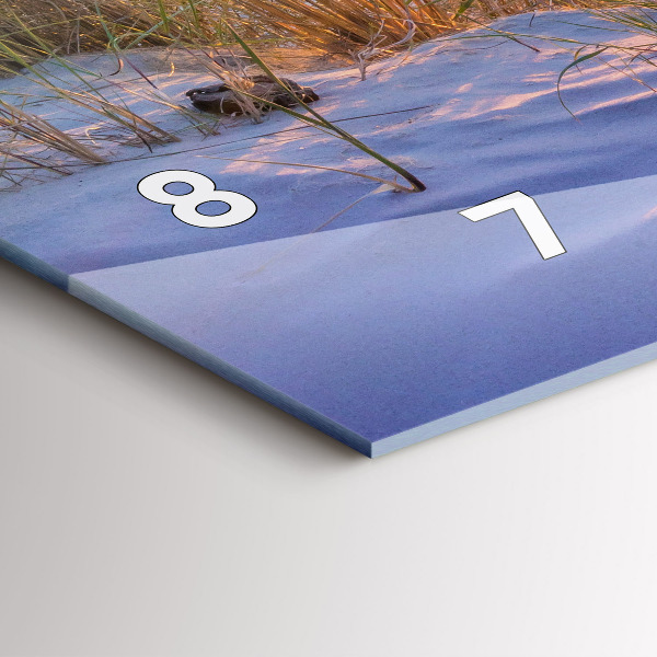 Reloj horizontal Atardecer en el mar polaco