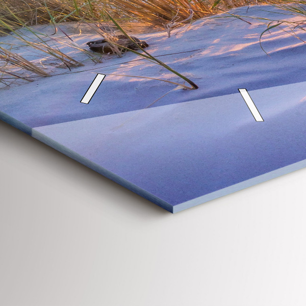 Reloj horizontal Atardecer en el mar polaco