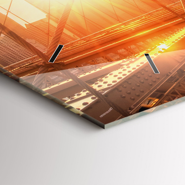 Reloj horizontal Puente de Brooklyn NYC