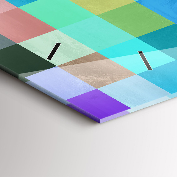 Reloj horizontal Composición de cuadrados