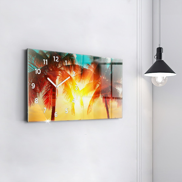 Reloj de cristal horizontal Vacaciones Descanso Verano