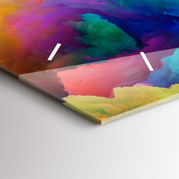 Reloj de cristal horizontal Textura fractal