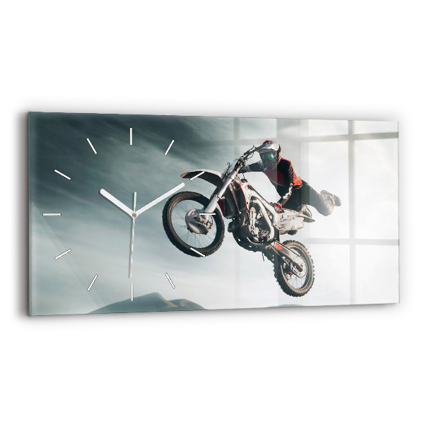 Reloj de cristal horizontal Moto estilo adrenalina